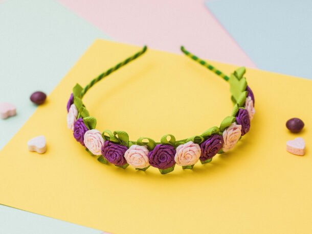 lankelis su rožytėmis