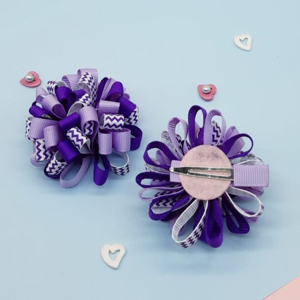 Segtukai violetiniai burbuliukai (užsegimas)