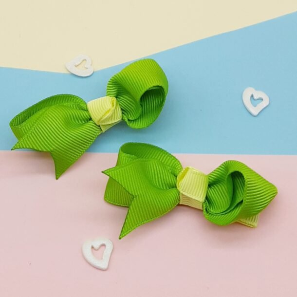 Segtukai žalios spalvos bantukai