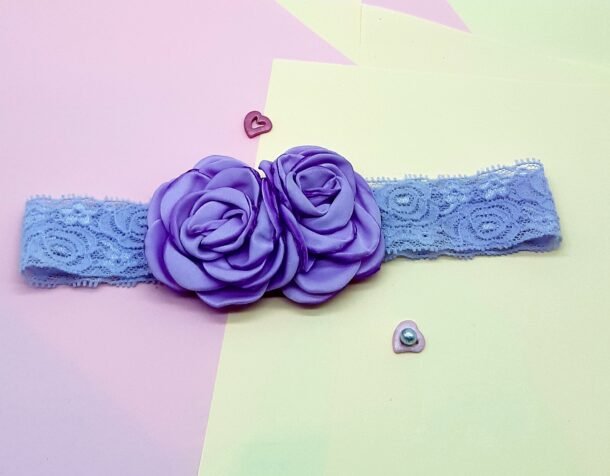 Violetine galvos juosta su rozyte