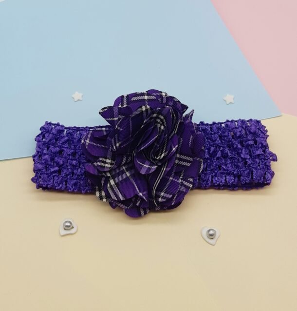 Violetinė plaukų juostelė